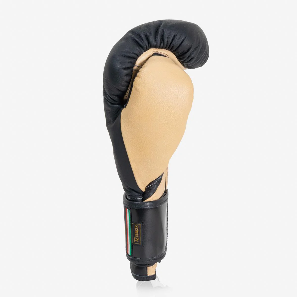 Boxing gloves Di Nardo with Velcro 12 Oz Black-sand  - Image 3