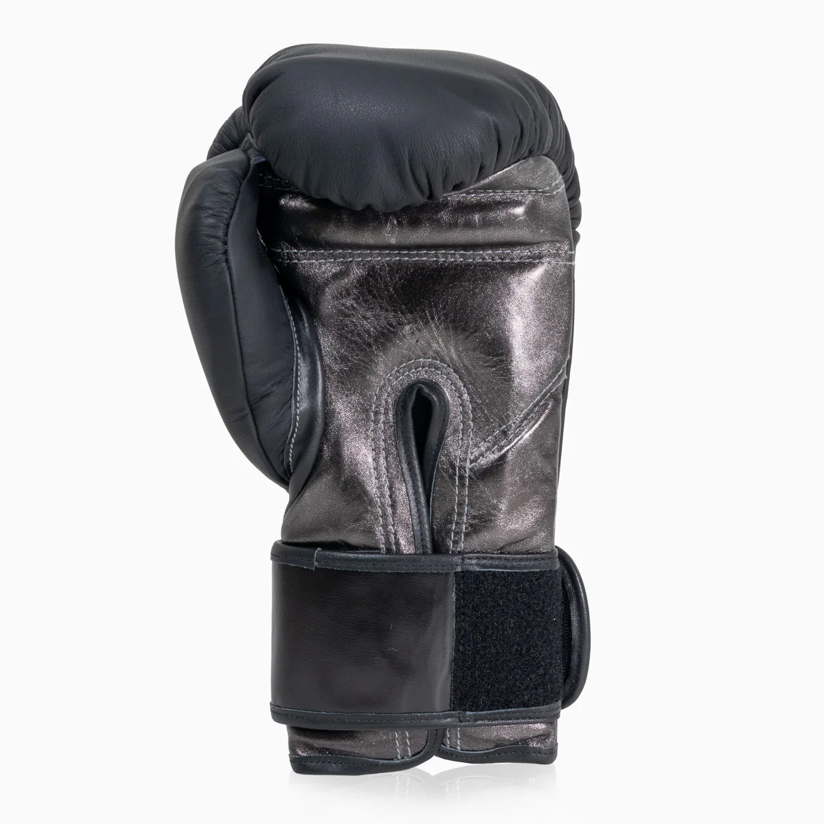 Boxing gloves Di Nardo with Velcro 12 Oz Dark silver-black  - Image 4