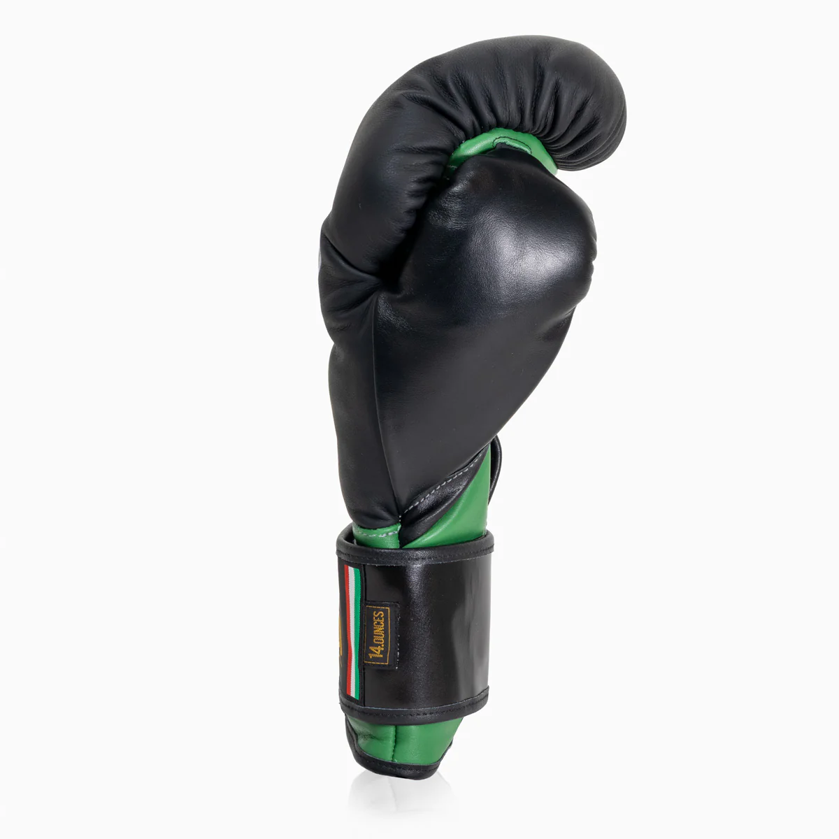 Boxing gloves Di Nardo with Velcro 14 Oz Black-green  - Image 3