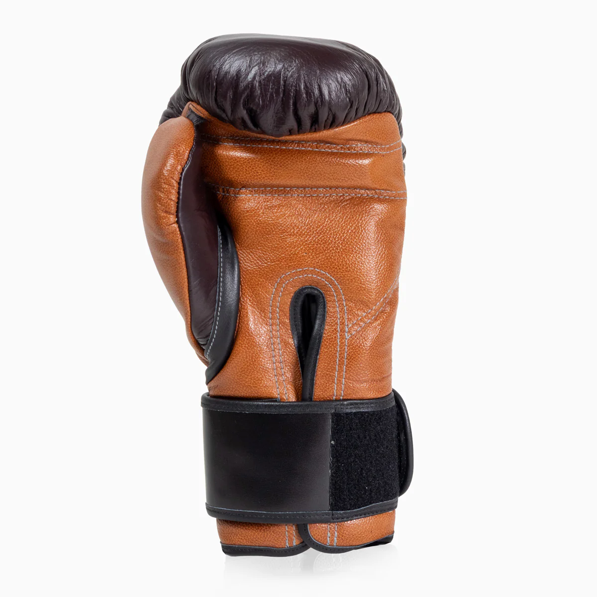Boxing gloves Di Nardo with Velcro 14 Oz Burgundy-cognac  - Image 4