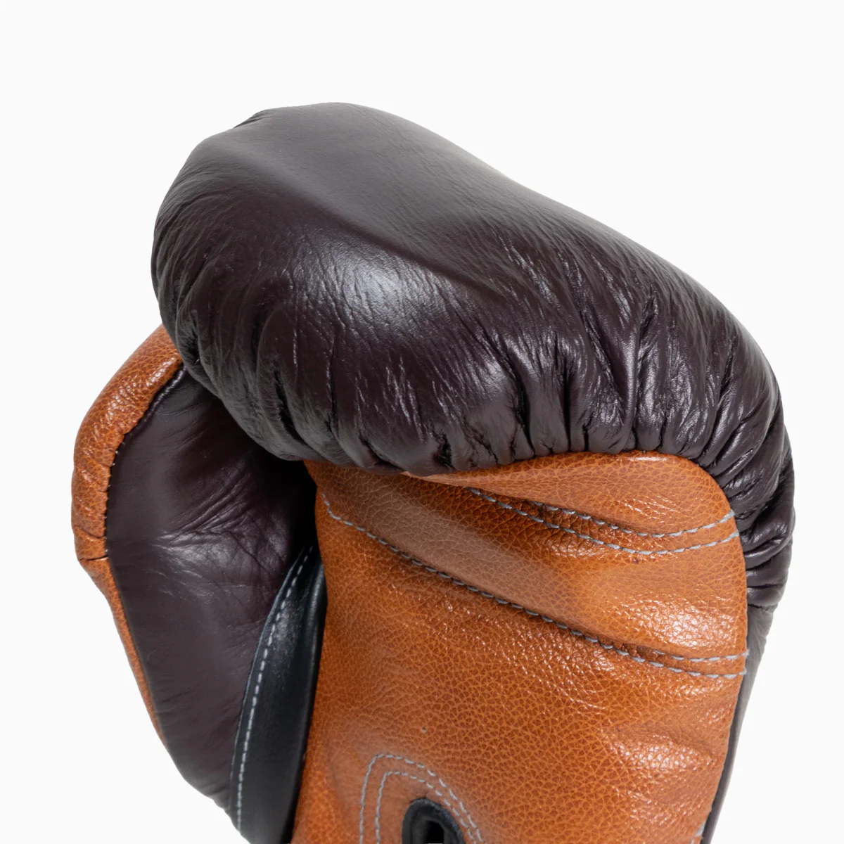 Boxing gloves Di Nardo with Velcro 14 Oz Burgundy-cognac  - Image 8
