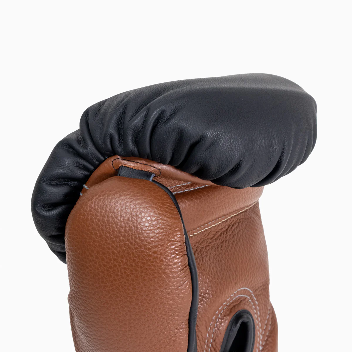 Boxing gloves Di Nardo with Velcro 16 Oz Black-brown  - Image 7