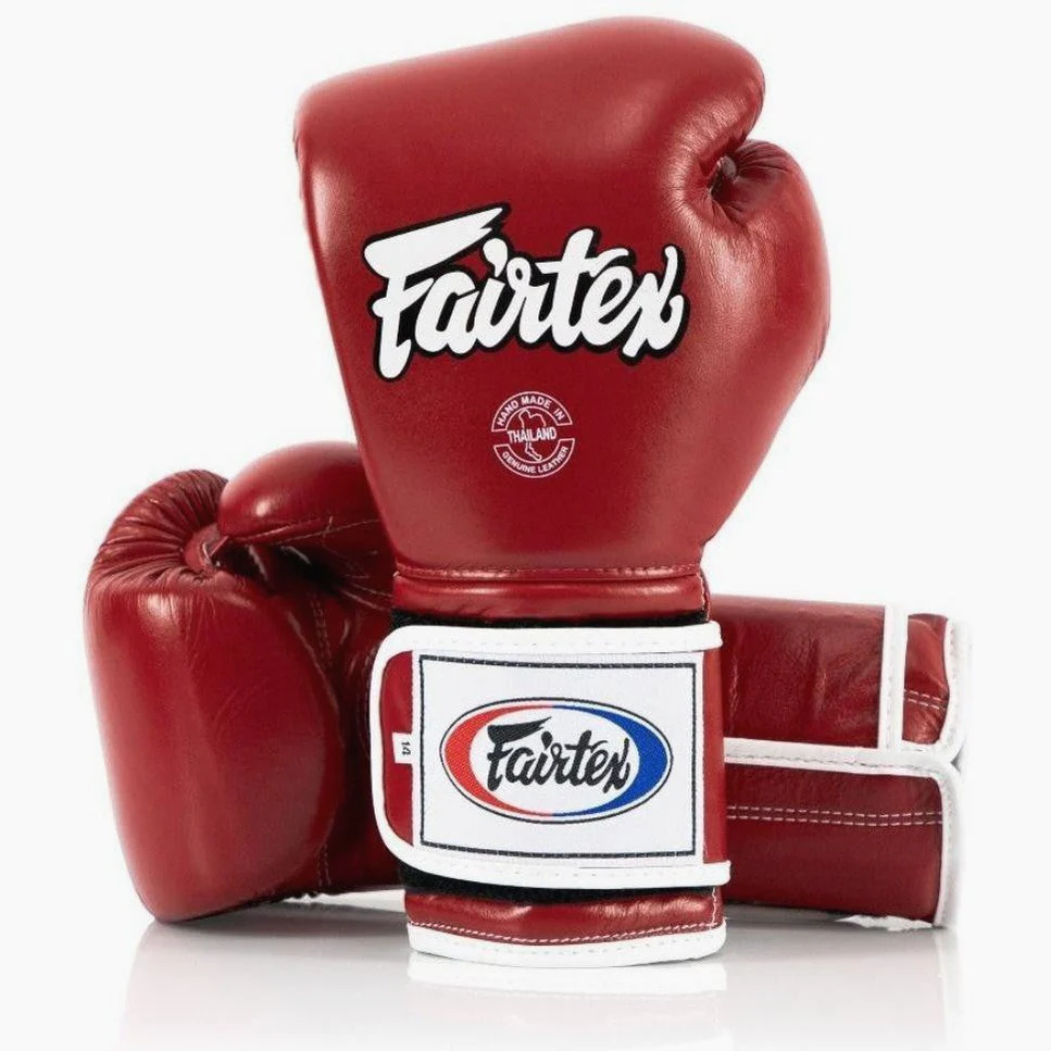 Boxing gloves Fairtex Mexican Style BGV9 Red-white 