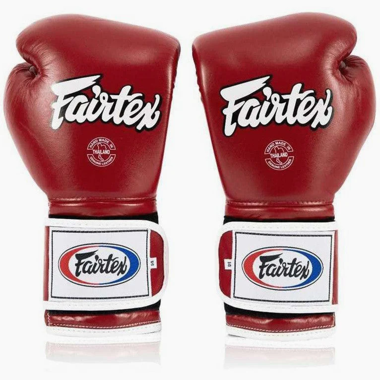 Boxing gloves Fairtex Mexican Style BGV9 Red-white  - Image 2