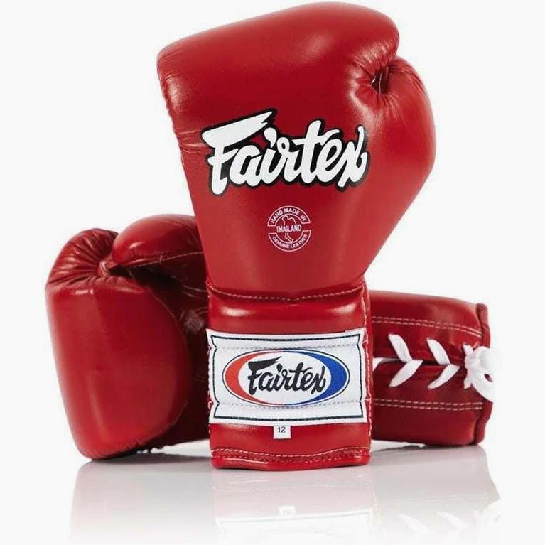 Boxing gloves Fairtex PRO Training Mexican Style BGL7 Red 