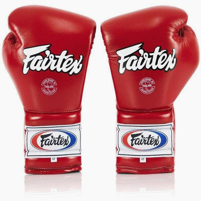 Boxing gloves Fairtex PRO Training Mexican Style BGL7 Red  - Image 2