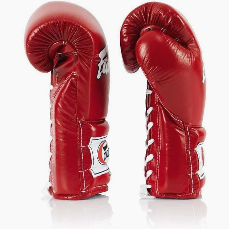 Boxing gloves Fairtex PRO Training Mexican Style BGL7 Red  - Image 3
