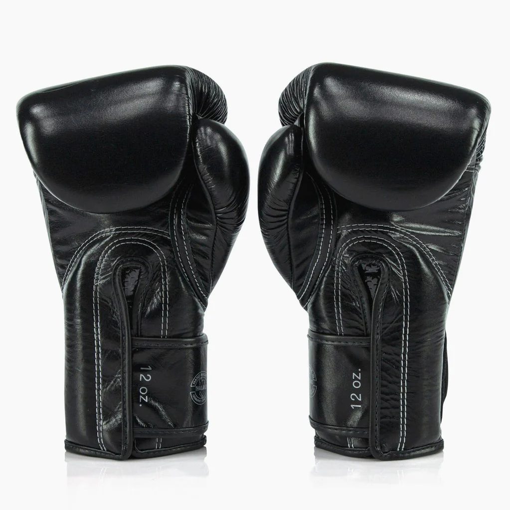 Boxing gloves Fairtex x Glory BGVG3 Black-silver  - Image 4