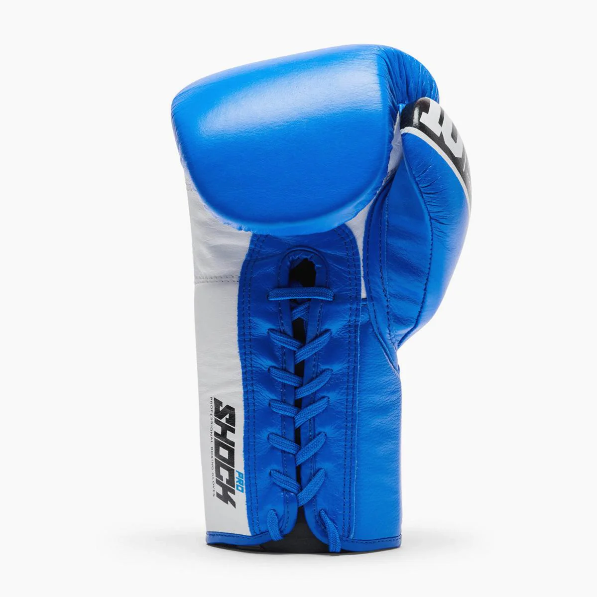 Boxing gloves Leone Shock Pro with laces GN057L Blue  - Image 4