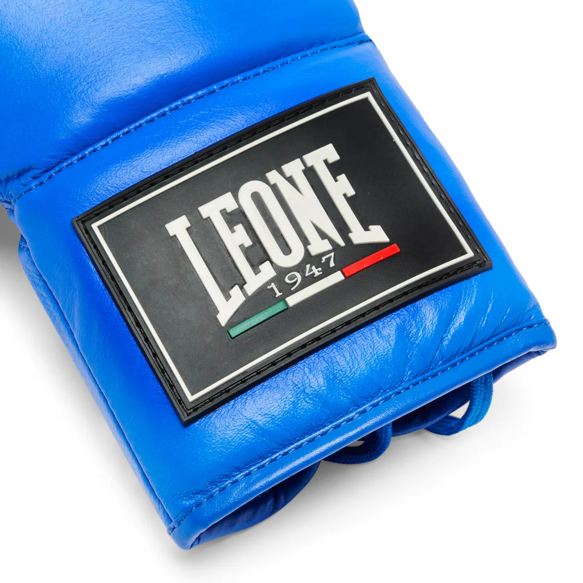 Boxing gloves Leone Shock Pro with laces GN057L Blue  - Image 7