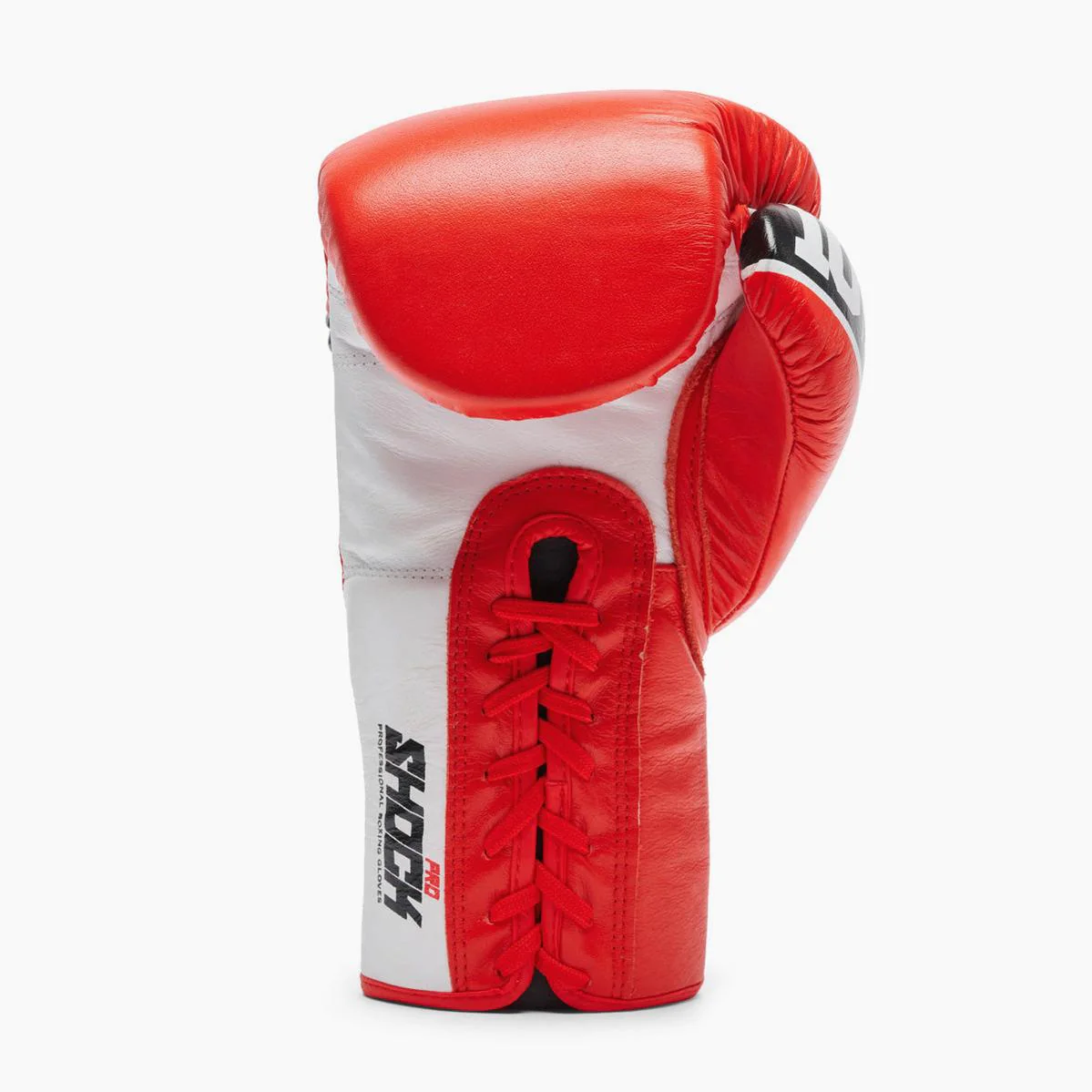 Boxing gloves Leone Shock Pro with laces GN057L Red  - Image 4