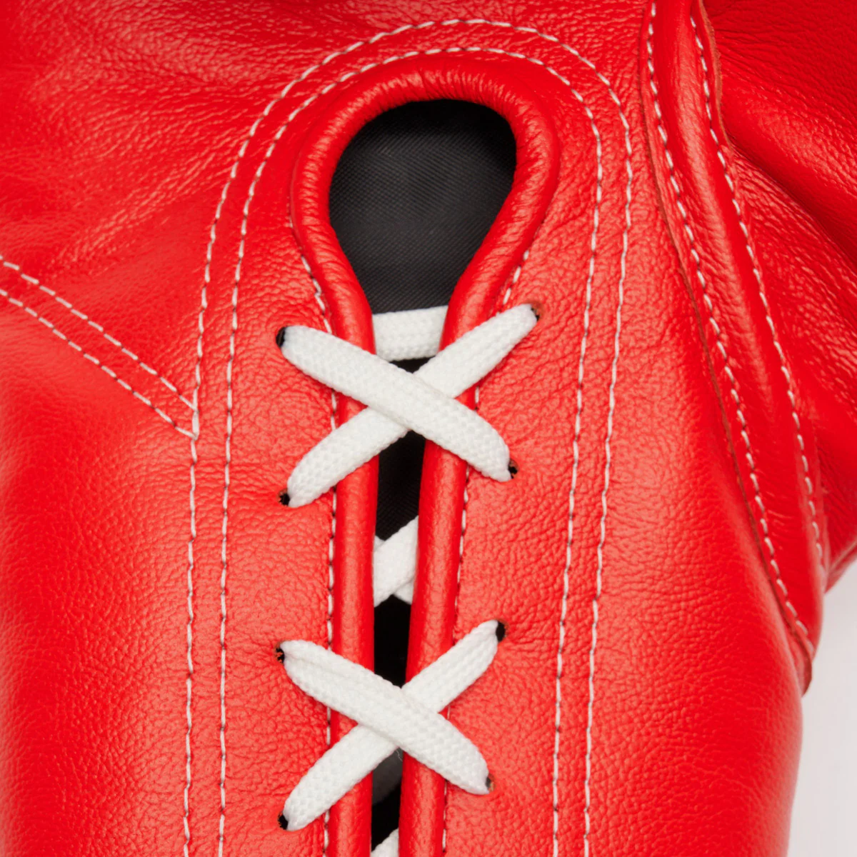 Boxing gloves Leone Sport Orlando Classico with laces Red  - Image 3