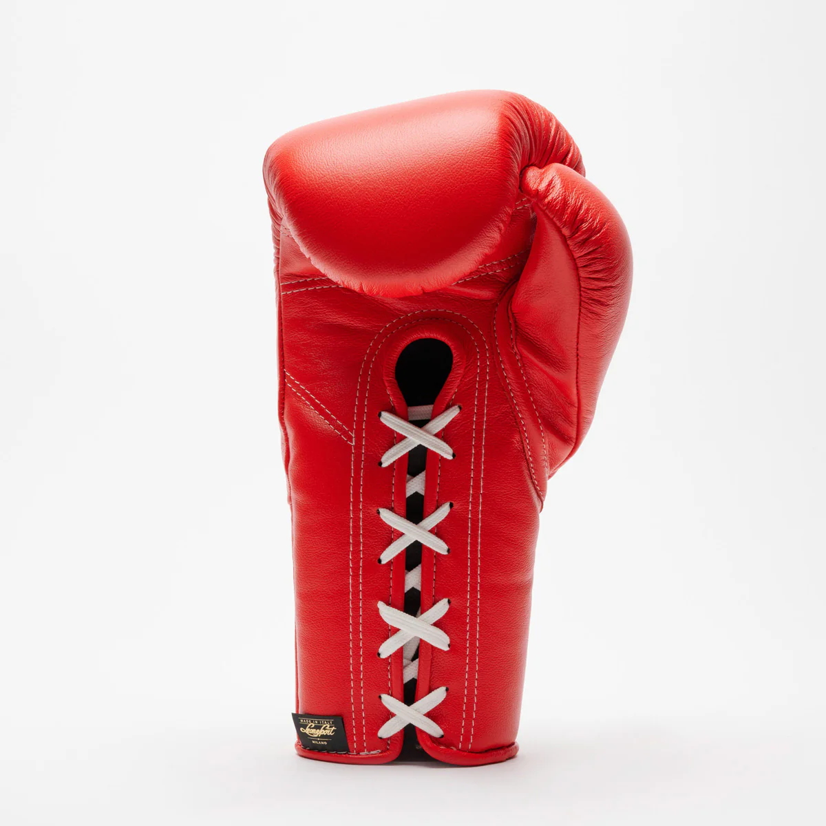 Boxing gloves Leone Sport Orlando Classico with laces Red  - Image 6