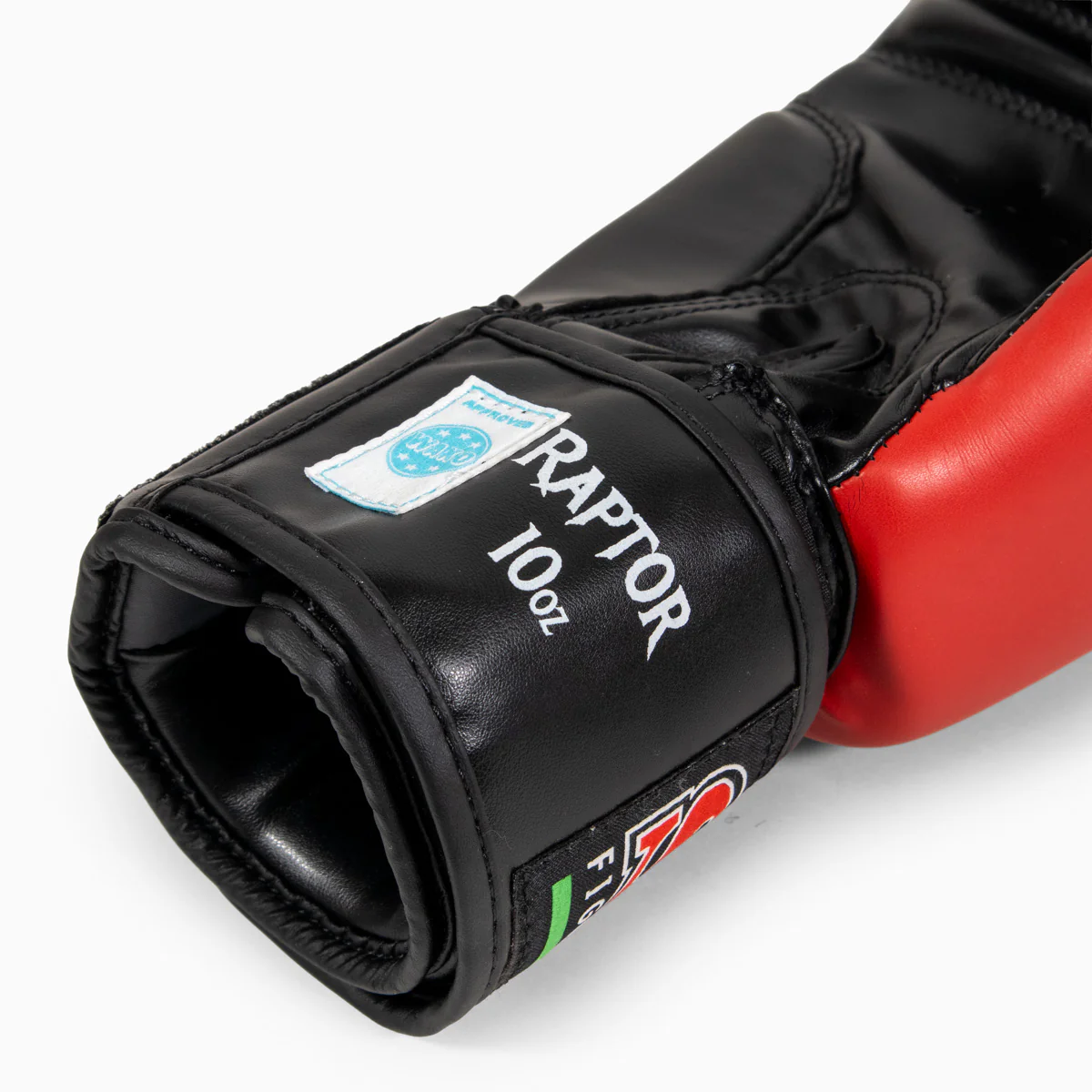 Boxing gloves Raptor SAP WAKO 10 Oz Black-red  - Image 8