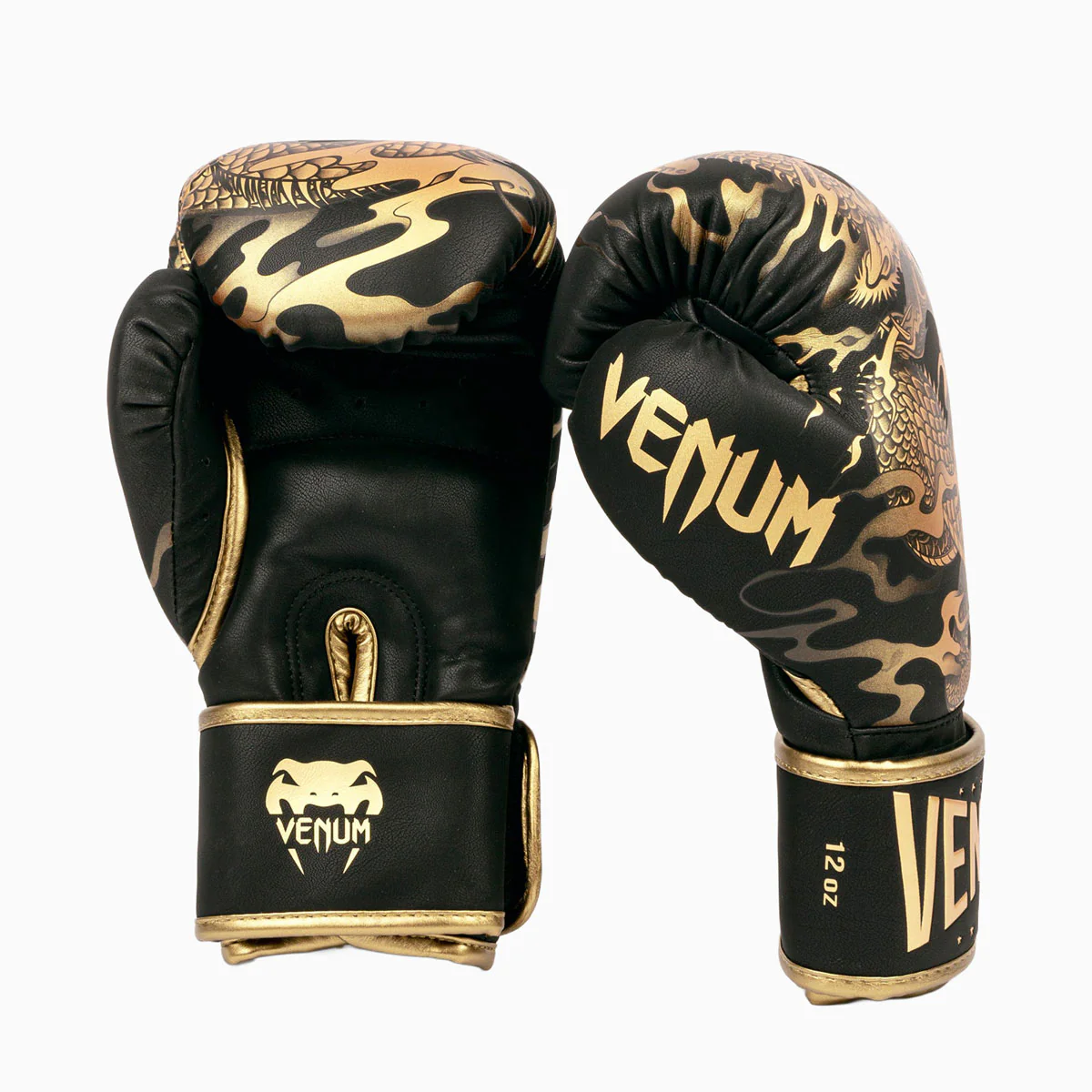 Boxing gloves Venum Dragon's Flight Black-bronze  - Image 3