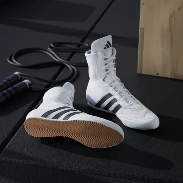 Boxing shoes Adidas Box Hog 2 Black-white  - Image 7