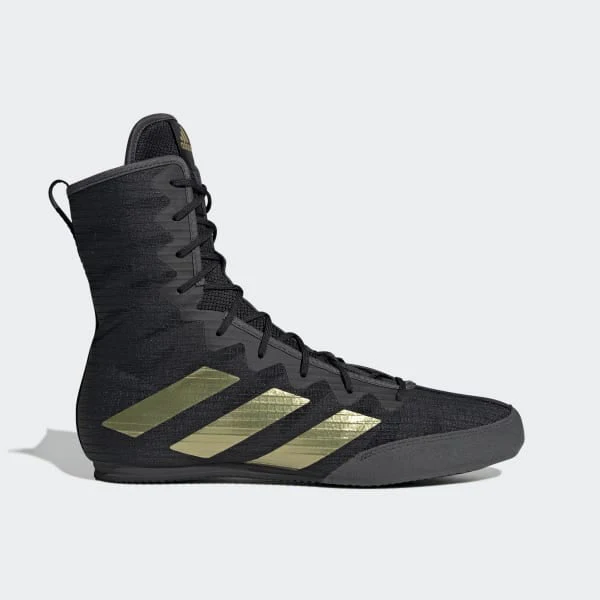 Boxing shoes Adidas Box Hog 4 Black-gold 