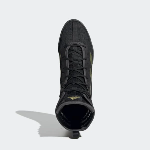 Boxing shoes Adidas Box Hog 4 Black-gold  - Image 6