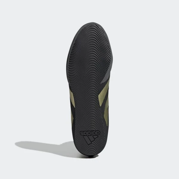 Boxing shoes Adidas Box Hog 4 Black-gold  - Image 7