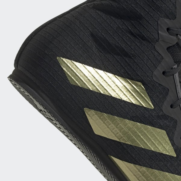 Boxing shoes Adidas Box Hog 4 Black-gold  - Image 9