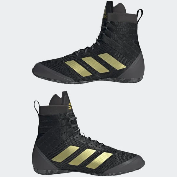 Boxing shoes Adidas Speedex 18 Black-gold  - Image 7