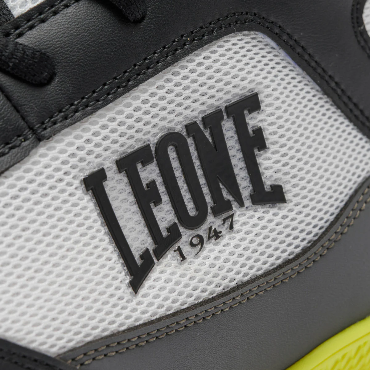 Boxing shoes Leone 1947 Premium CL110 Black-lime  - Image 7