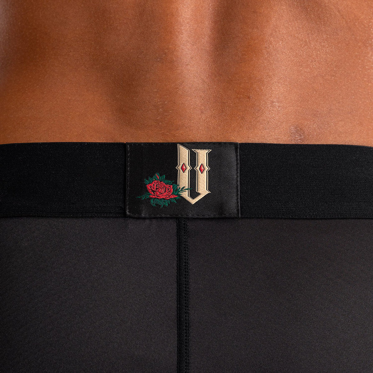 Compression pants Venum Santa Muerte 5.0 Black-Gold  - Image 5