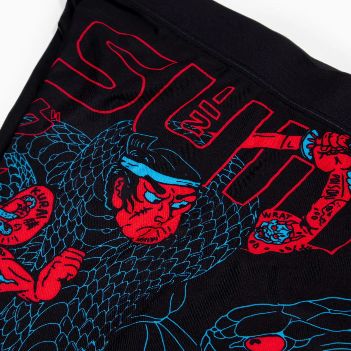 Compression Shorts Half Sumo Black Mamba Neon  - Image 9