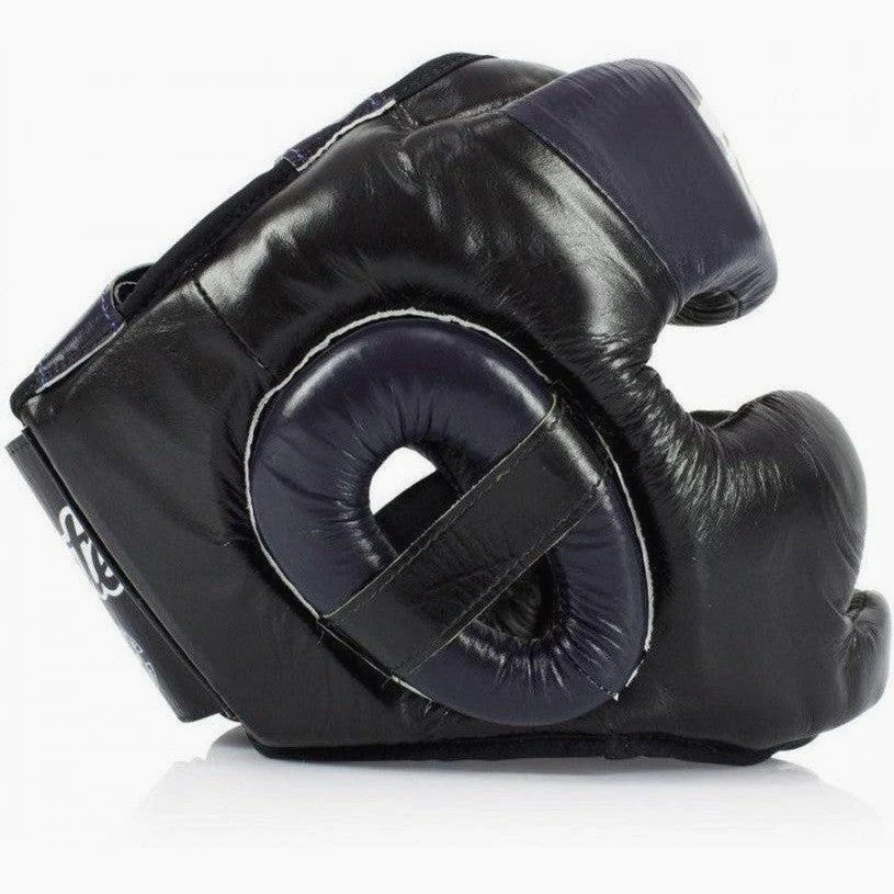 Headgear Fairtex Diagonal Vision Sparring HG13 Black-blue  - Image 3