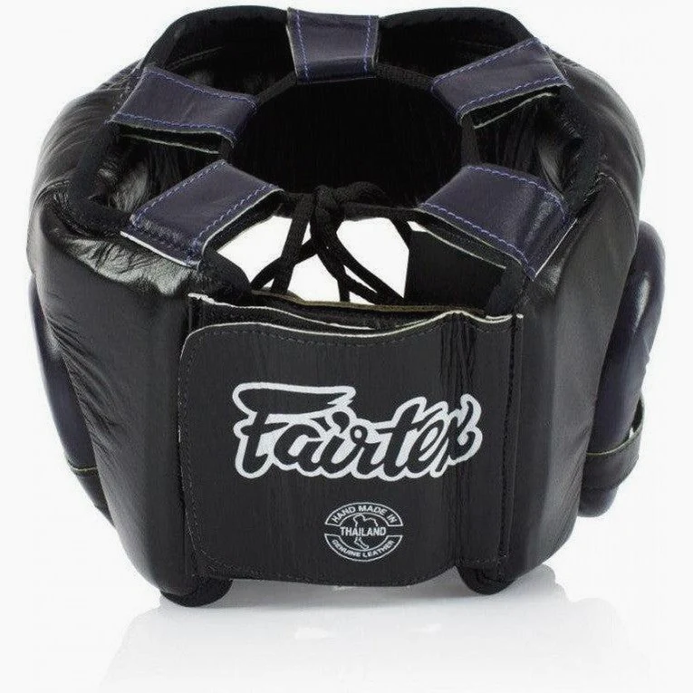 Headgear Fairtex Diagonal Vision Sparring HG13 Black-blue  - Image 4