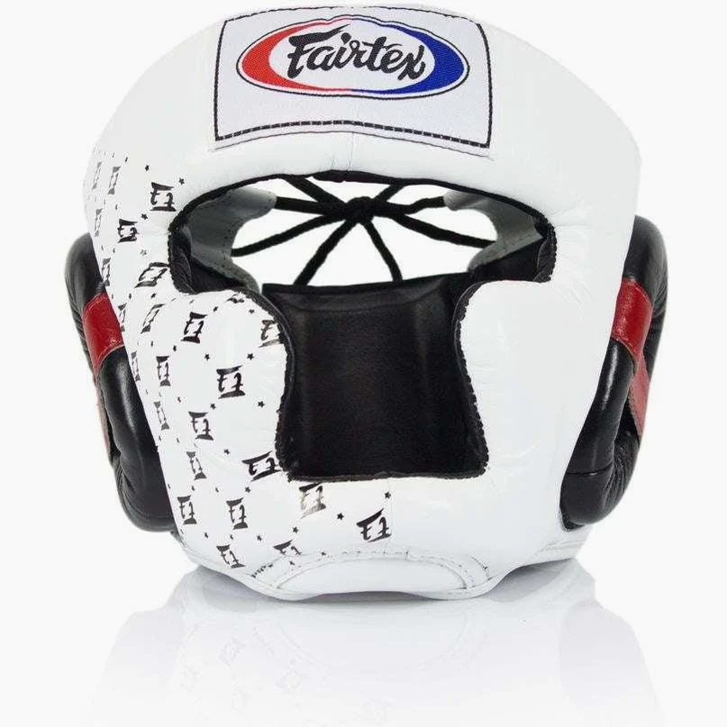 Headgear Fairtex Super Sparring HG10 White 