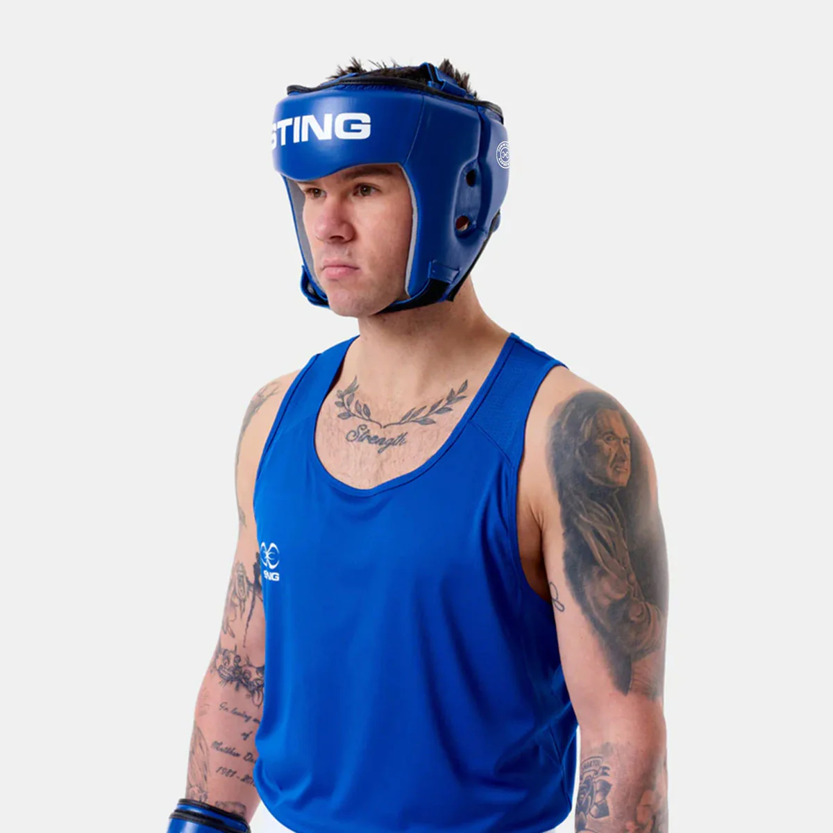 Headgear Sting Competition Approvato World Boxing Blu  - Image 4