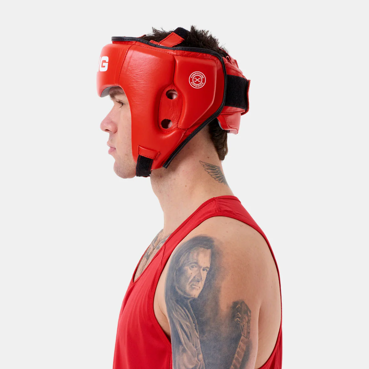 Headgear Sting Competition Approved World Boxing Red  - Image 4
