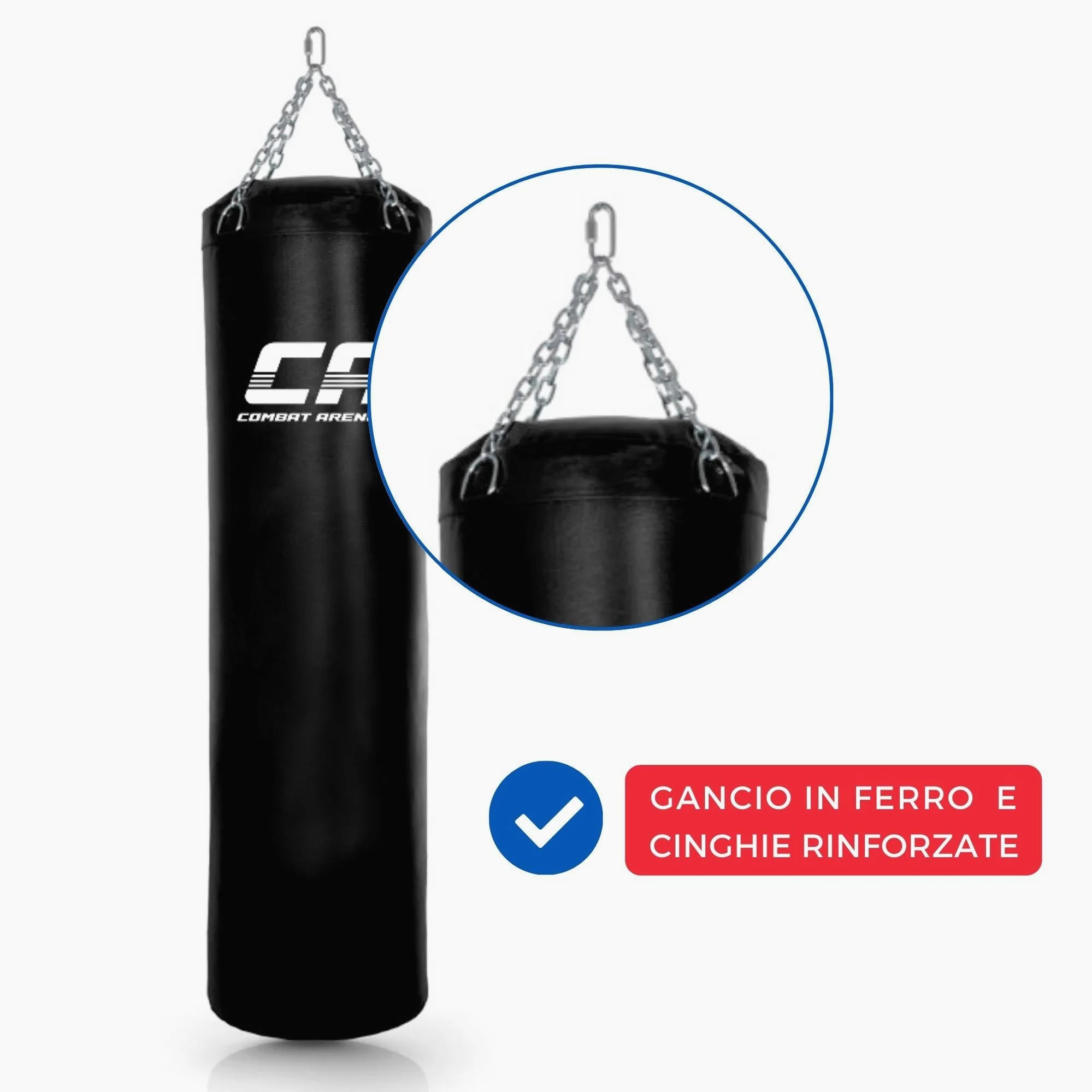 Heavy bag Combat Arena Training PRO 40 Kg Black  - Image 7