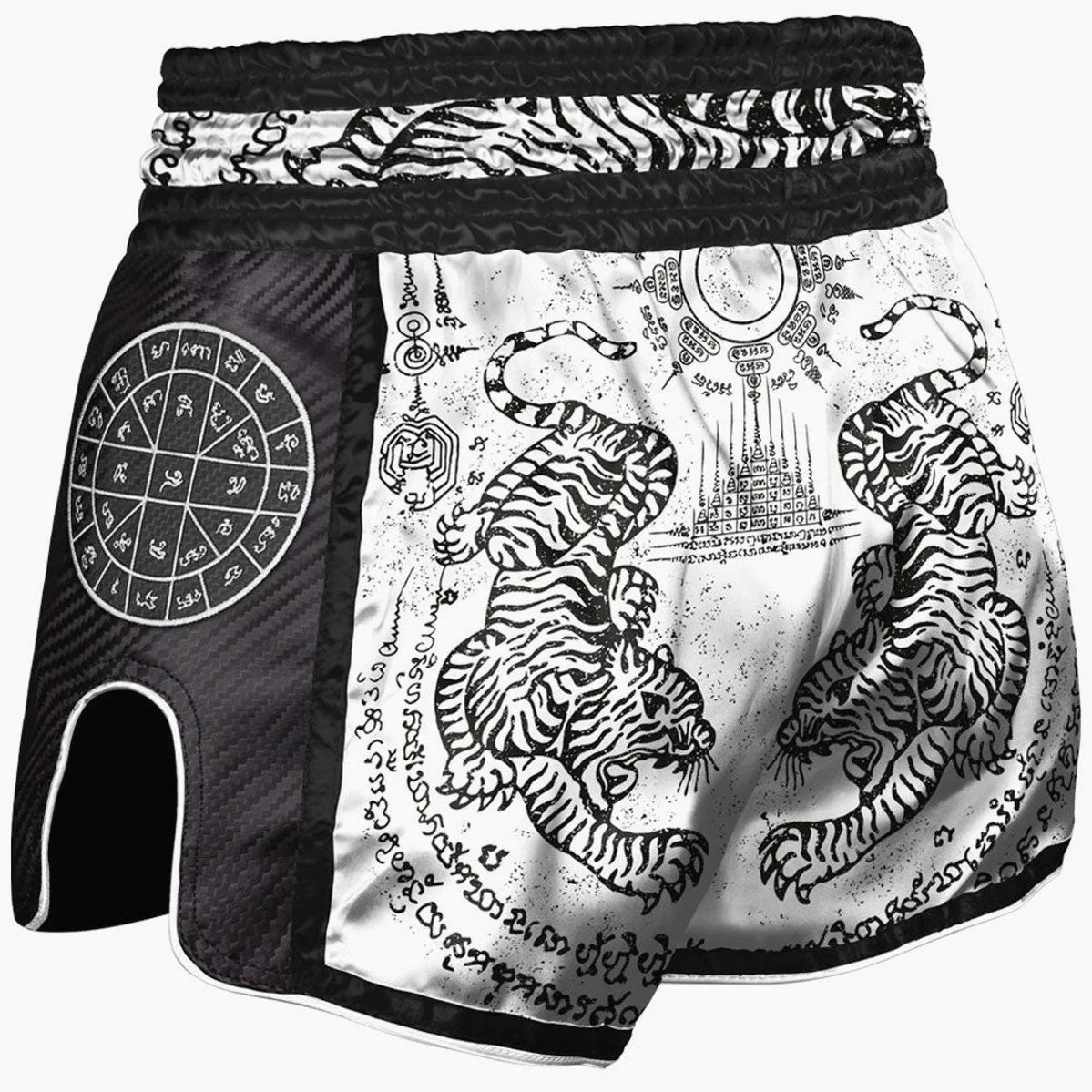 Kick-thai shorts 8 Weapons Carbon Sak Yant Tigers  - Image 9