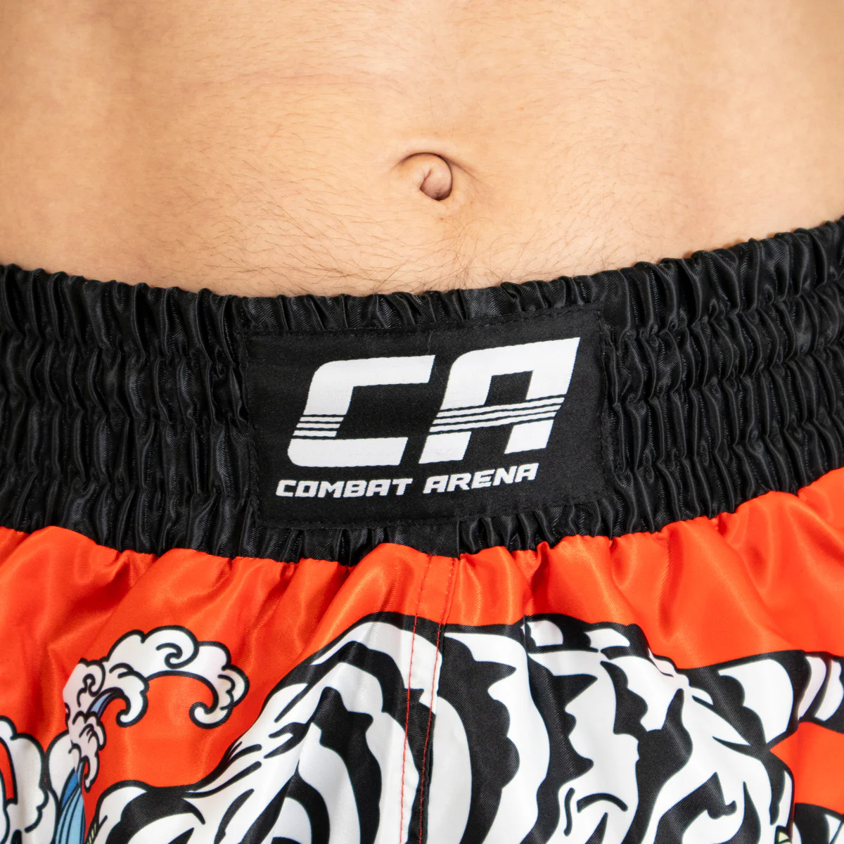Kick-thai shorts Combat Arena Yin Yang Battle Red  - Image 10