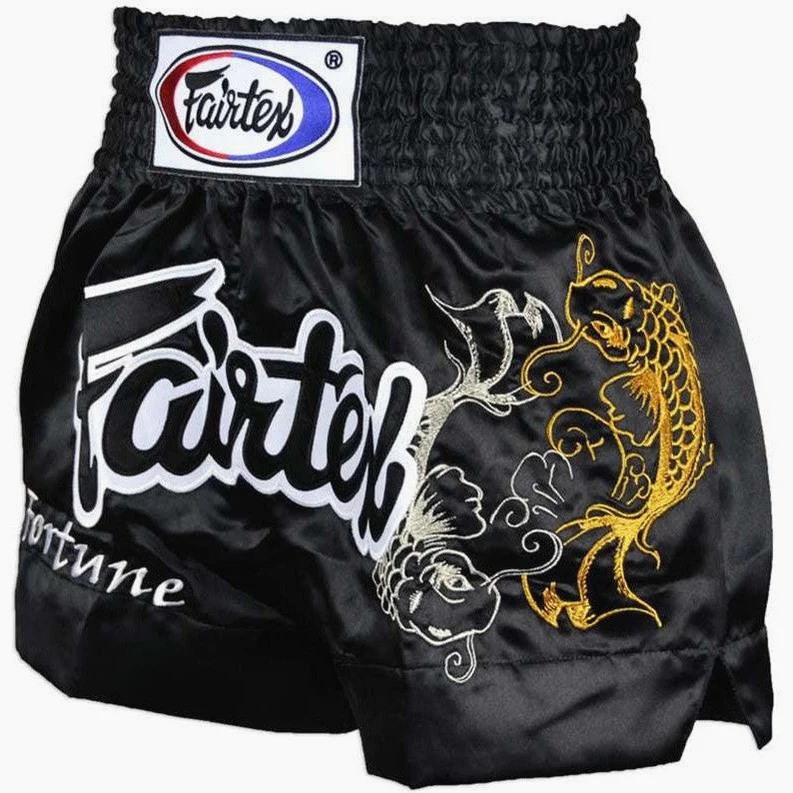Kick-thai shorts Fairtex BS0639 My Fortune Black  - Image 3