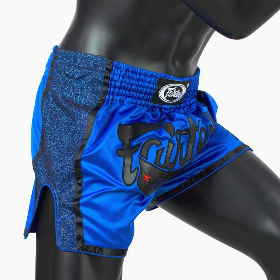 Kick-thai shorts Fairtex BS1702 Blue  - Image 4