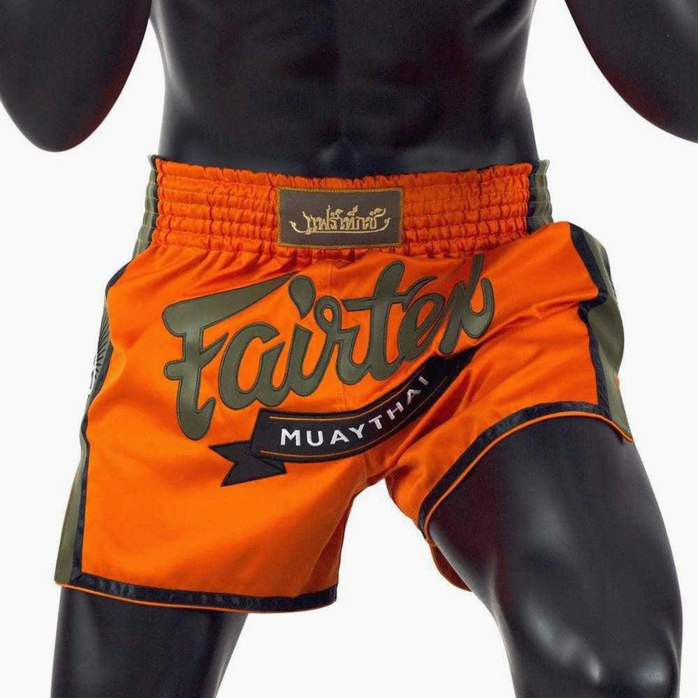Kick-thai shorts Fairtex BS1705 Orange  - Image 2