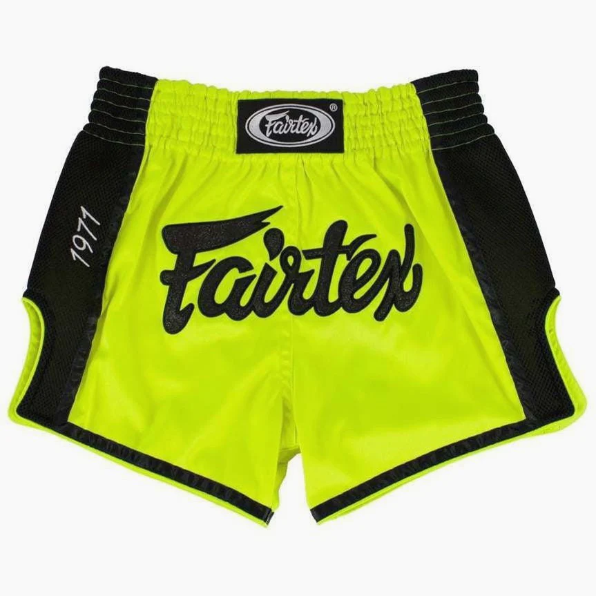 Kick-thai shorts Fairtex BS1706 Lime 