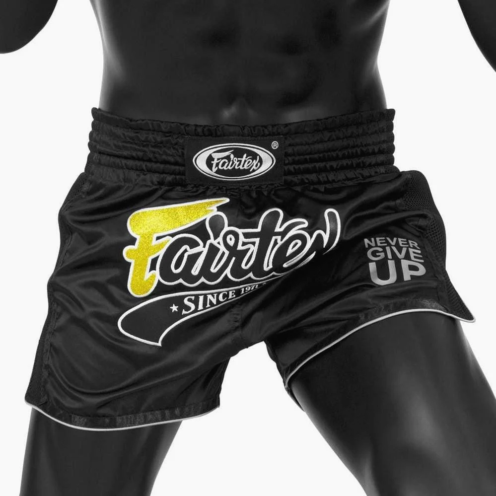 Kick-thai shorts Fairtex BS1708 Never Give Up  - Image 2