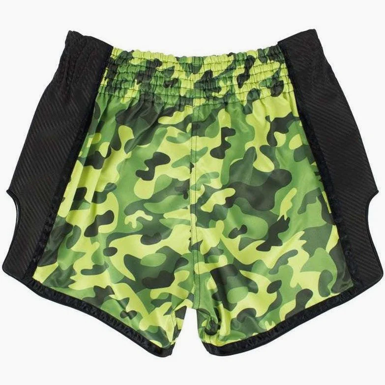 Kick-thai shorts Fairtex BS1710 Green Camo  - Image 4