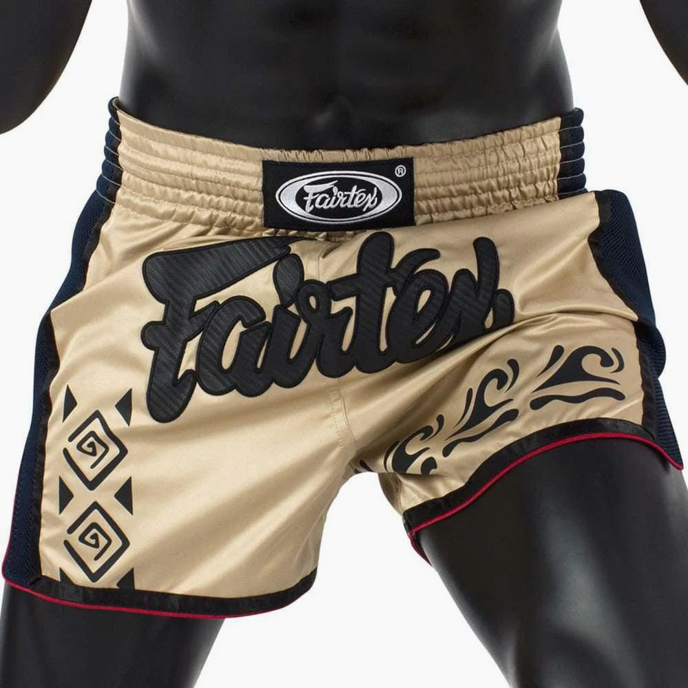 Kick-thai shorts Fairtex BS1713 Khaki  - Image 3