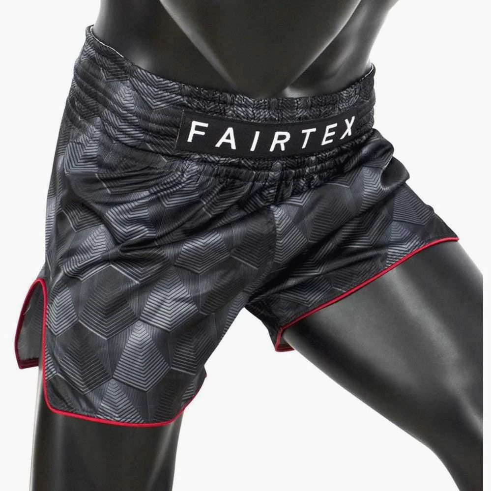 Kick-thai shorts Fairtex BS1901 Stealth Black  - Image 3