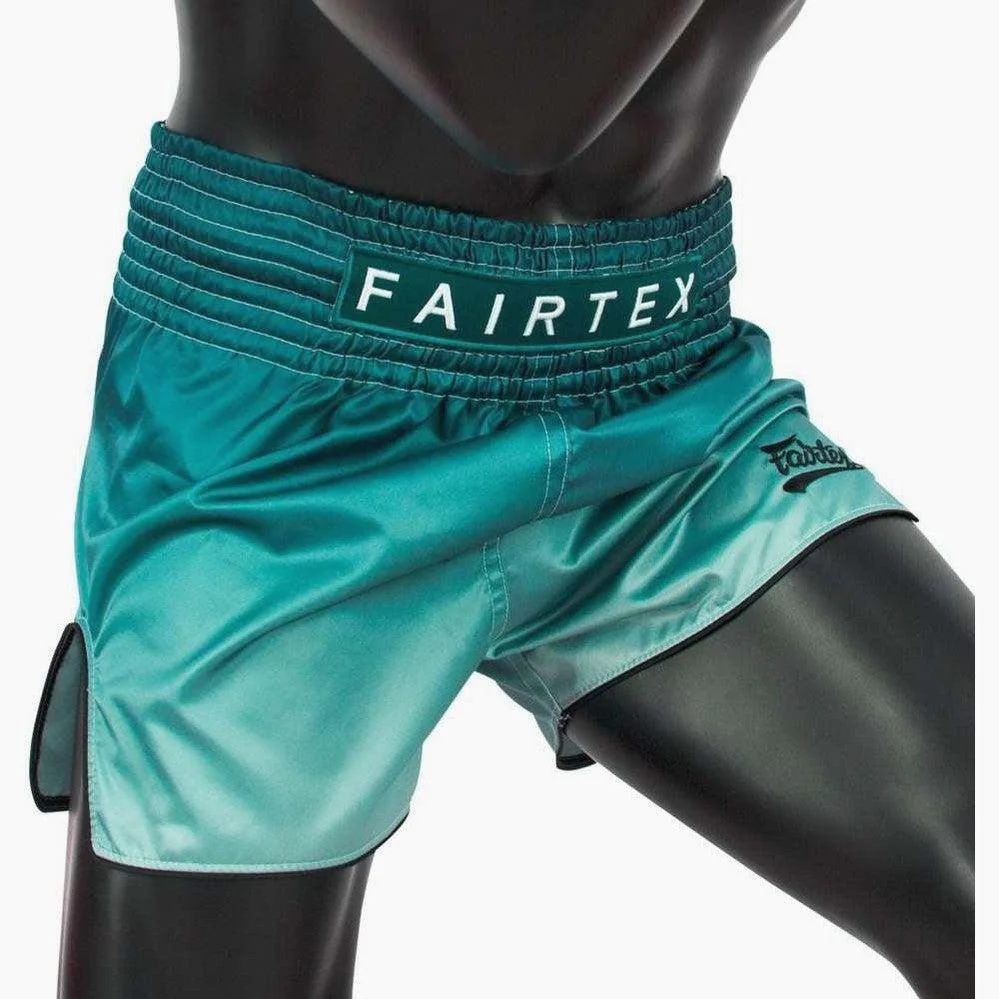 Kick-thai shorts Fairtex BS1906 Fade Green  - Image 3