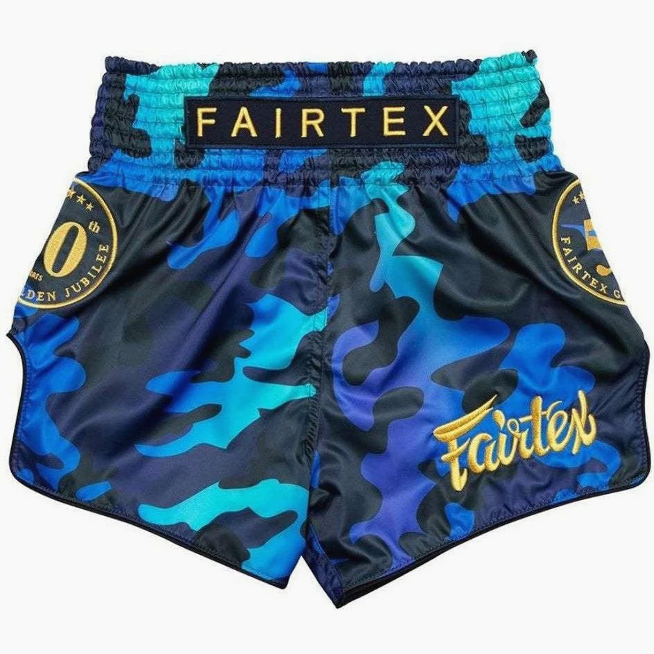 Kick-thai shorts Fairtex BS1916 Golden Jubilee Gloss 