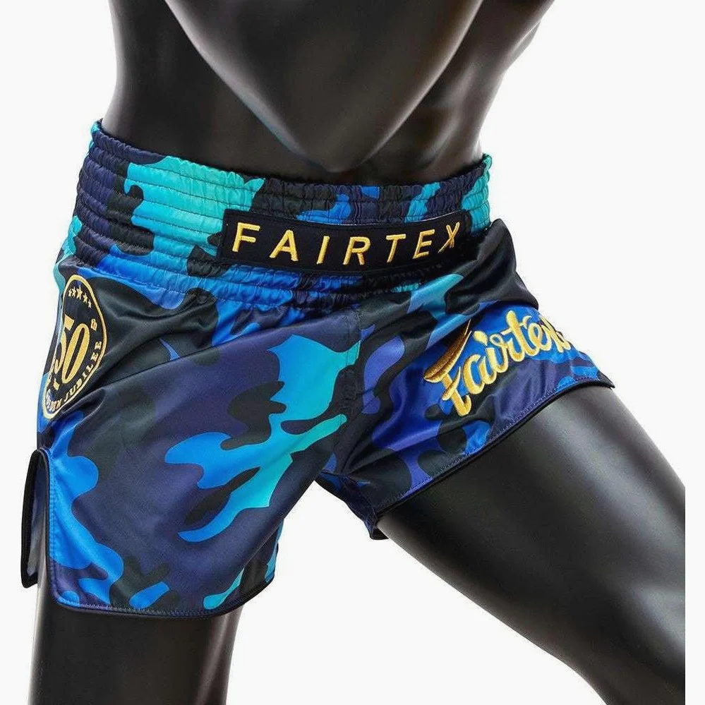 Kick-thai shorts Fairtex BS1916 Golden Jubilee Gloss  - Image 5