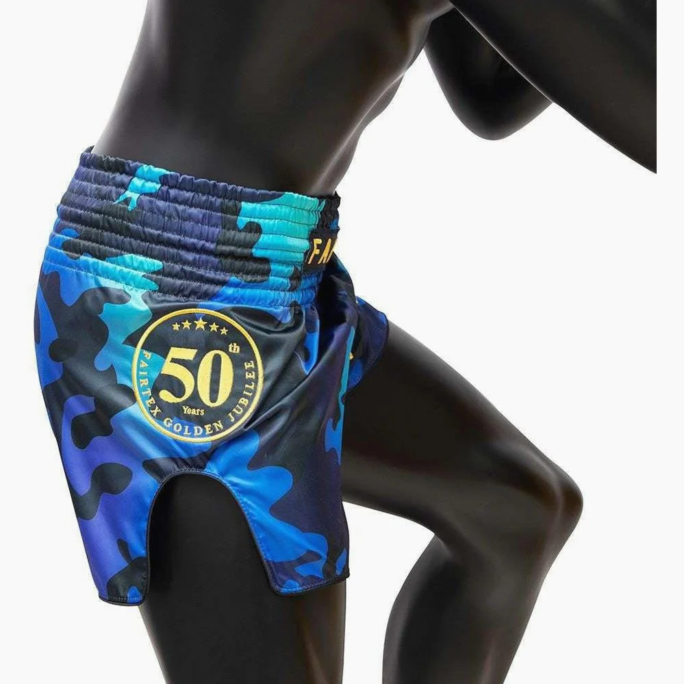 Kick-thai shorts Fairtex BS1916 Golden Jubilee Gloss  - Image 6