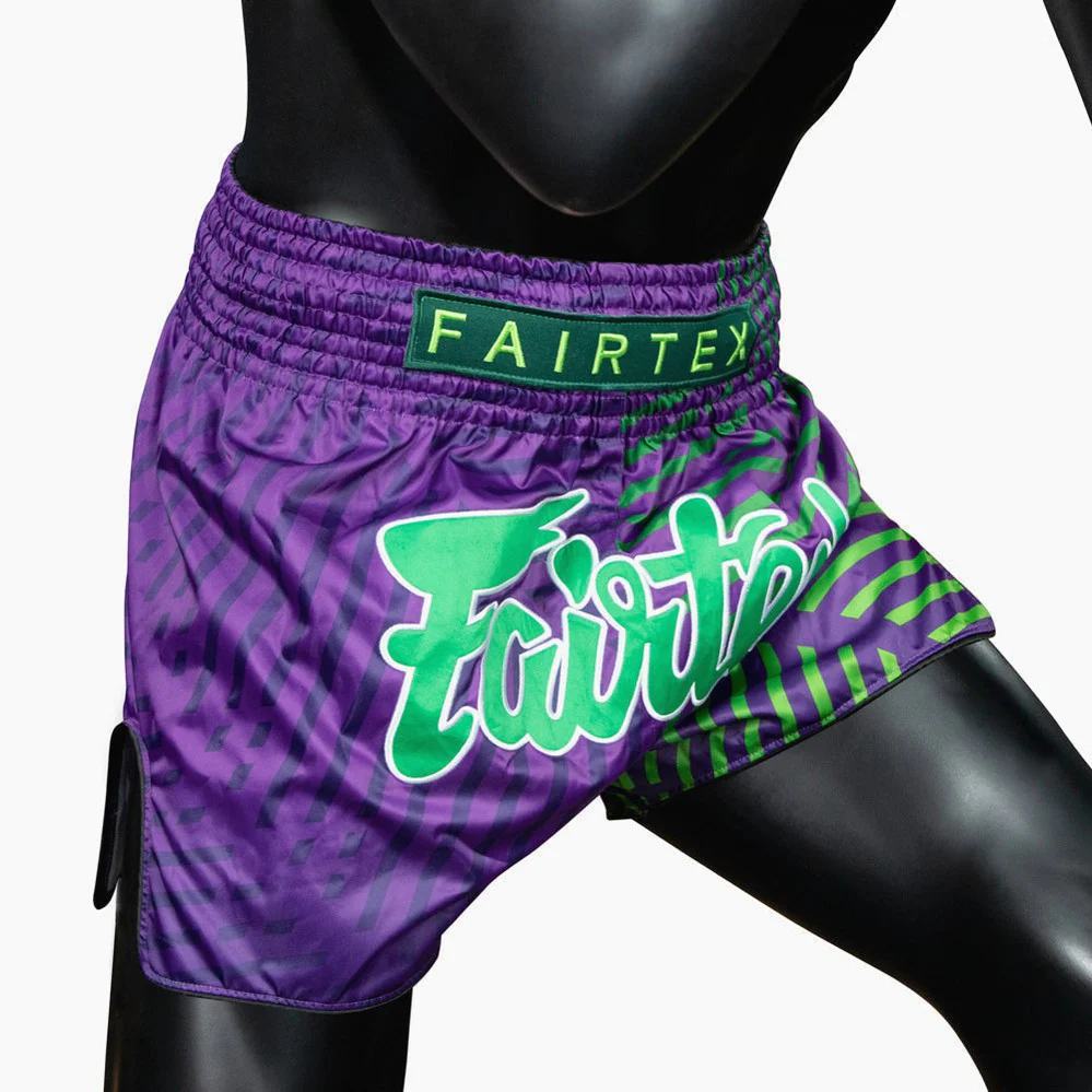 Kick-thai shorts Fairtex BS1922 Racer Purple  - Image 5