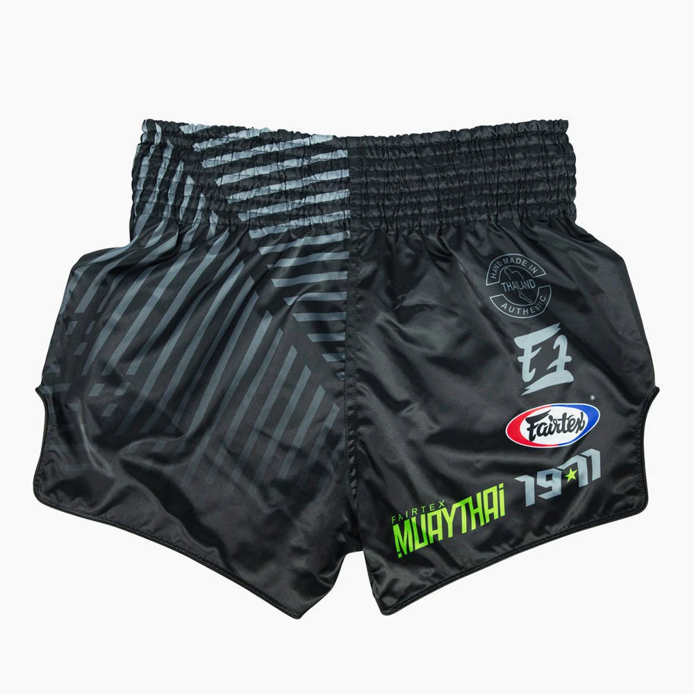 Kick-thai shorts Fairtex BS1924 Racer Black  - Image 2